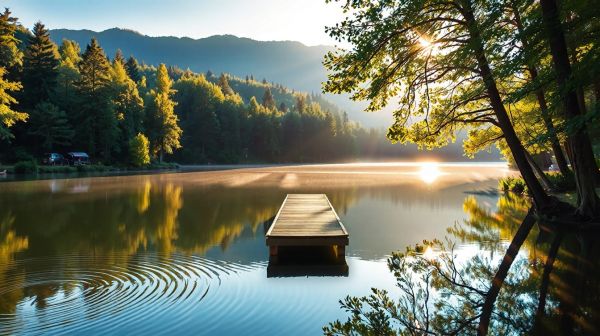 Escapade rafraîchissante : top campings bord de l'eau en France